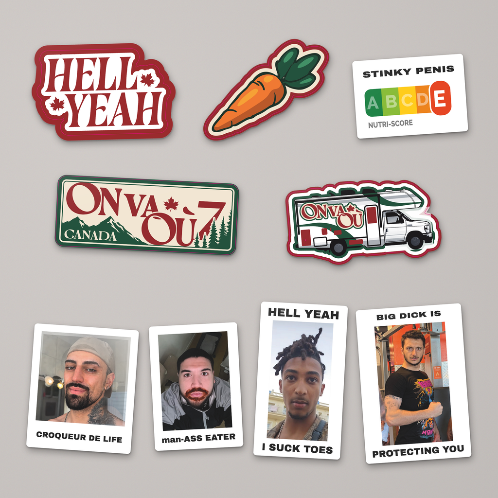 Pack de stickers ON VA OÙ 7