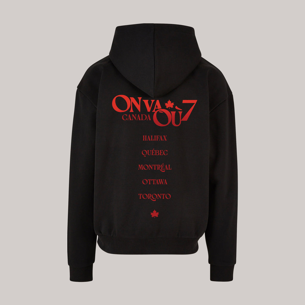 Hoodie On va où 7, dos