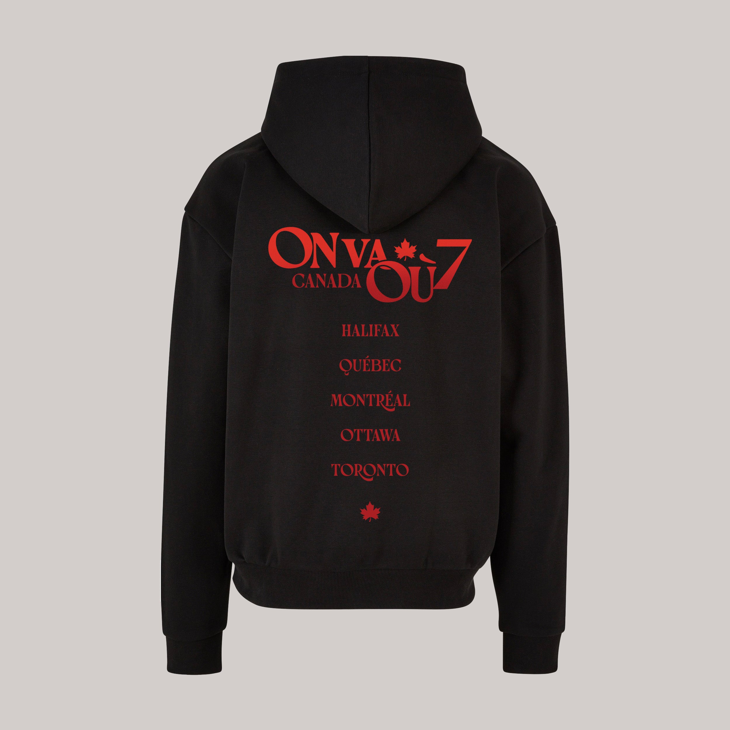 Hoodie On va où 7, dos