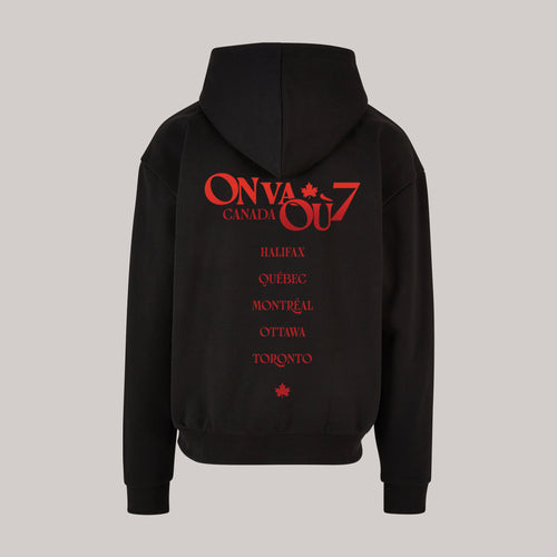 Hoodie On va où 7, dos